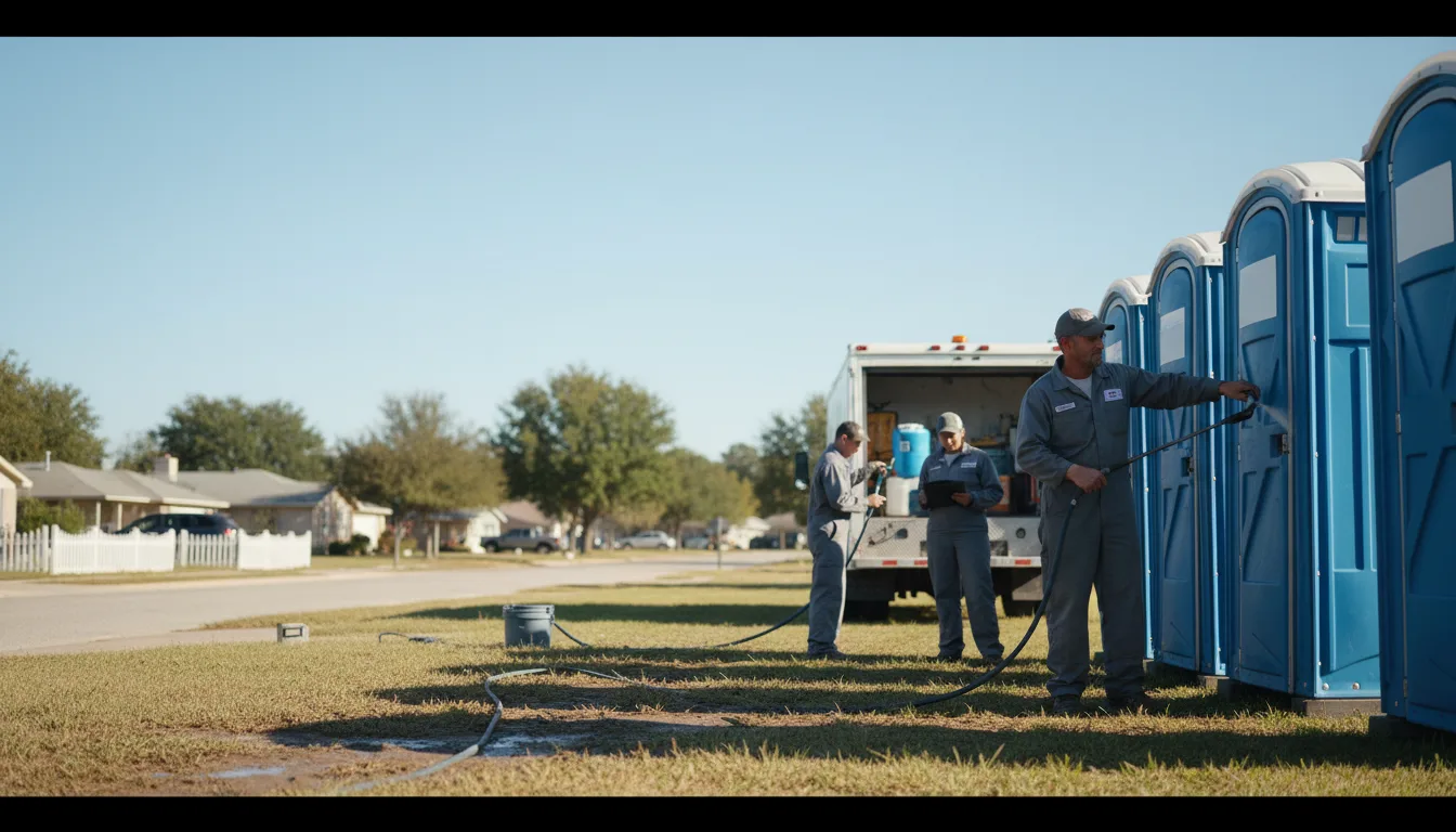 Long-Term Portable Toilet Rental in Rockdale, TX near me